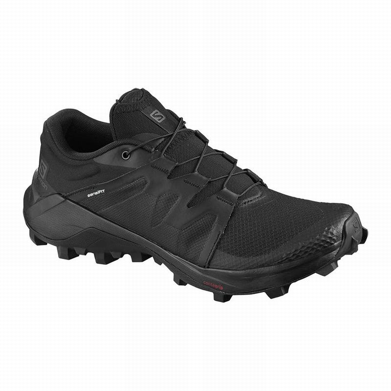 Salomon Israel WILDCROSS W - Womens Trail Running Shoes - Black (OBKI-18492)